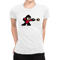 Northern Illinois X Mega Man Ladies Fitted T-shirt | Artistshot