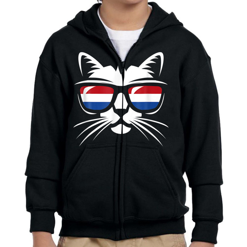 Cat Netherlands Roots Dutch Holland Flag T Shirt Youth Zipper Hoodie | Artistshot