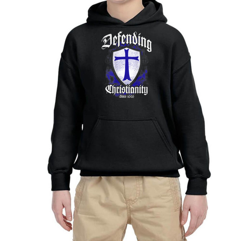 Crusader Knights Templar Warrior Of God Defending T Shirt Youth Hoodie | Artistshot