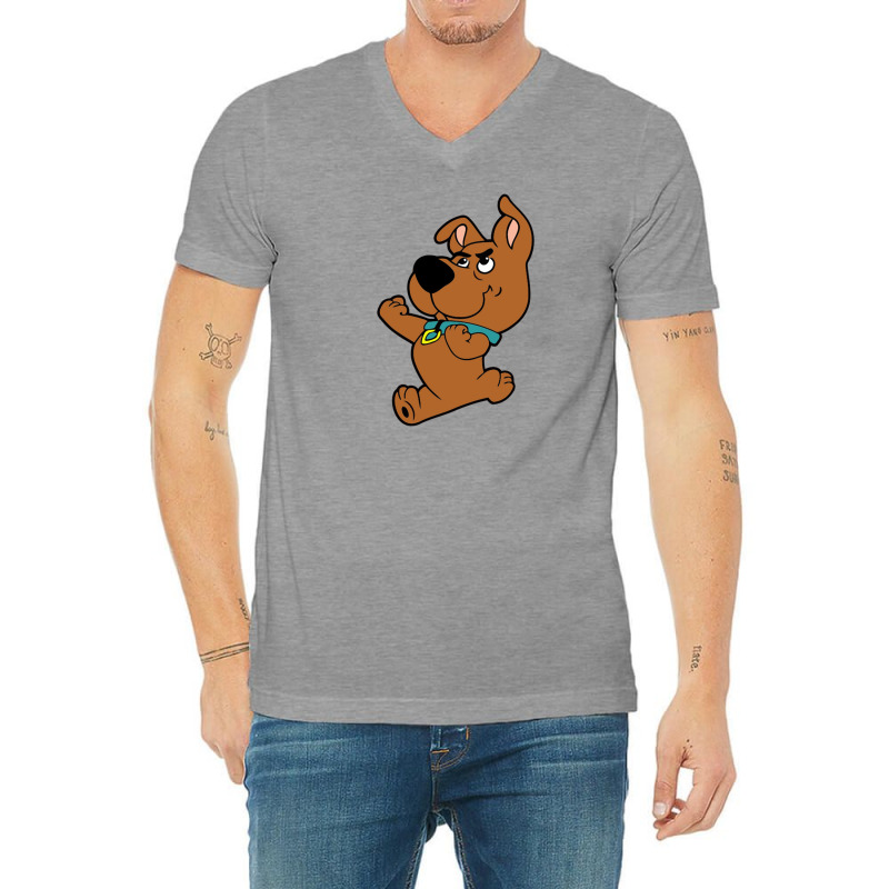 Scrappy Doo V-Neck Tee by Tiffany L Leeper | Artistshot