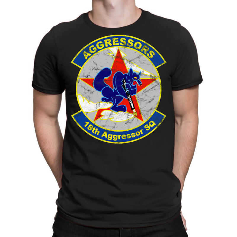 18th Aggressor Squadron Vintage T-Shirt by ruprairosittp | Artistshot