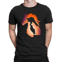 Dog Cat And Horse Silhouette Graphic T Shirt T-shirt | Artistshot