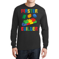 Brick Builder Funny Blocks Building Master Builder Toys Kids T Shirt Long Sleeve Shirts | Artistshot