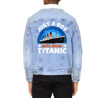 For Boys Who Just Love The Rms Titanic T Shirt Unisex Sherpa-lined Denim Jacket | Artistshot