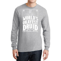 D&d Worlds Okayest Druid Long Sleeve Shirts | Artistshot