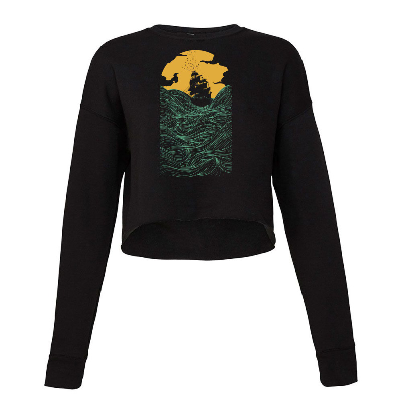 High Seas Cropped Sweater by Sebasebi | Artistshot