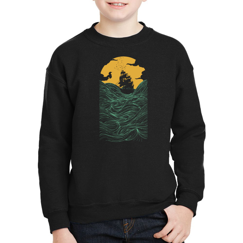 High Seas Youth Sweatshirt by Sebasebi | Artistshot