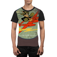 428th Fighter Squadron Vintage Wwii Patch Vintage Distressed Design Graphic T-shirt | Artistshot