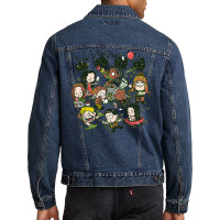 Let's Catch Fireflies Men Denim Jacket | Artistshot