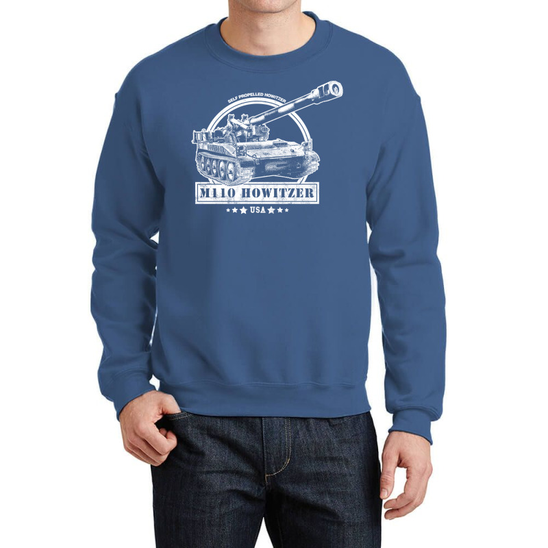 M110 Self Propelled Howitzer Crewneck Sweatshirt by mentszerbyh | Artistshot