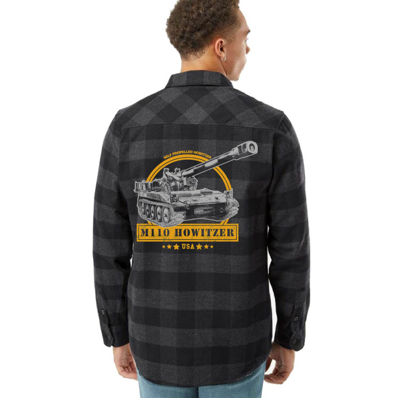 M110 Self Propelled Howitzer 1 Flannel Shirt by mentszerbyh | Artistshot