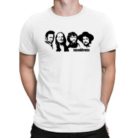 Outlaw Country Supergroup The Black Stencil T-shirt | Artistshot