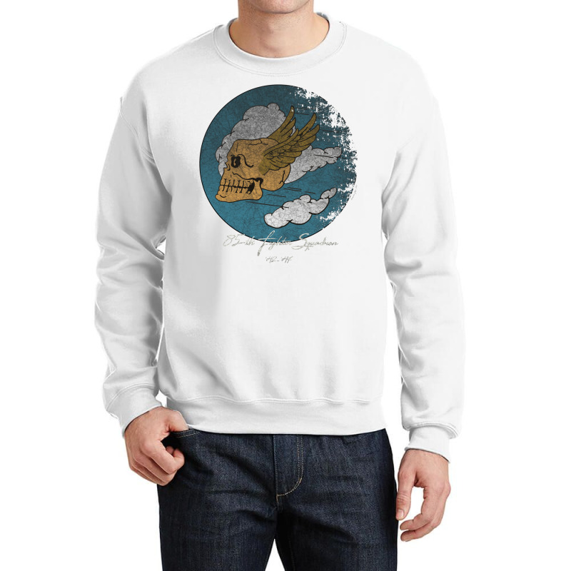 85th Fighter Squadron Wwii Vintage Patch Design Crewneck Sweatshirt by ruprairosittp | Artistshot