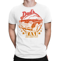 Dad's Taxi   Redyellow Gradient T-shirt | Artistshot