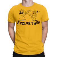 Jesus And Darwin   Evolve This T-shirt | Artistshot