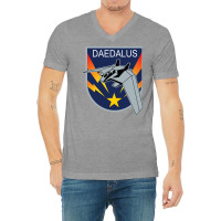 Daedalus Class Tau'ri Spaceship V-neck Tee | Artistshot