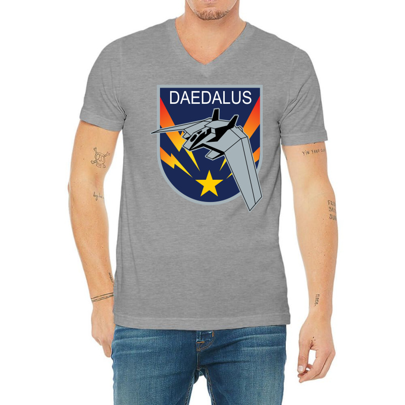 Daedalus Class Tau'ri Spaceship V-neck Tee | Artistshot