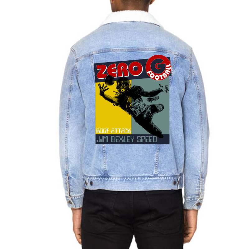 Jim Bexley Speed London Jets Zero Gee Roof Attack Unisex Sherpa-Lined Denim Jacket by legohtashyap | Artistshot