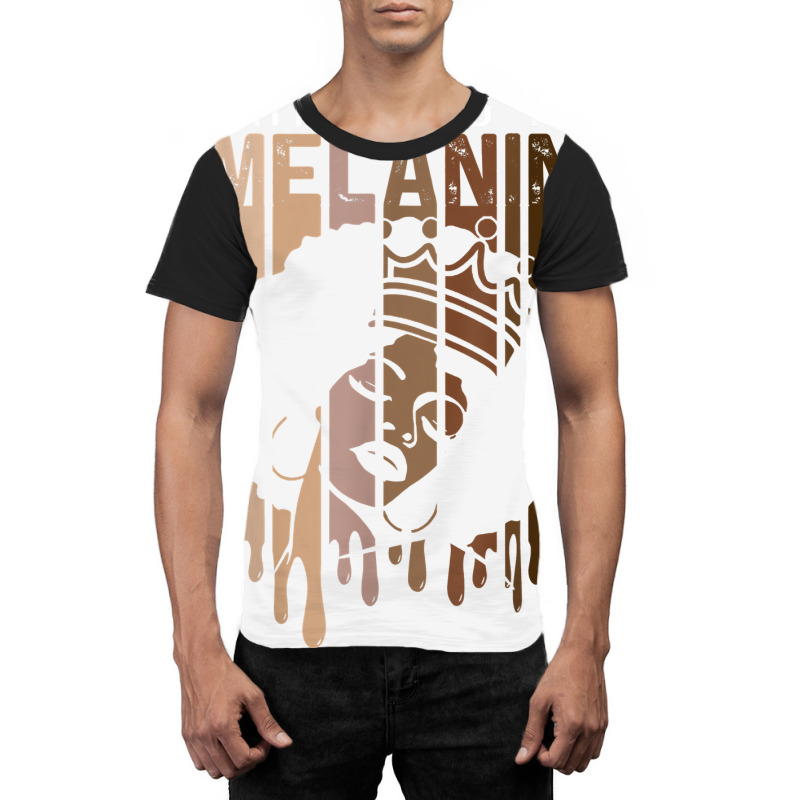 Dripping In Melanin For Women Proud Of Black Skin Tone T Shirt Graphic T-shirt | Artistshot