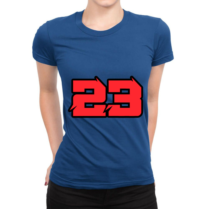 No 23 Ladies Fitted T-Shirt by Tyleer | Artistshot