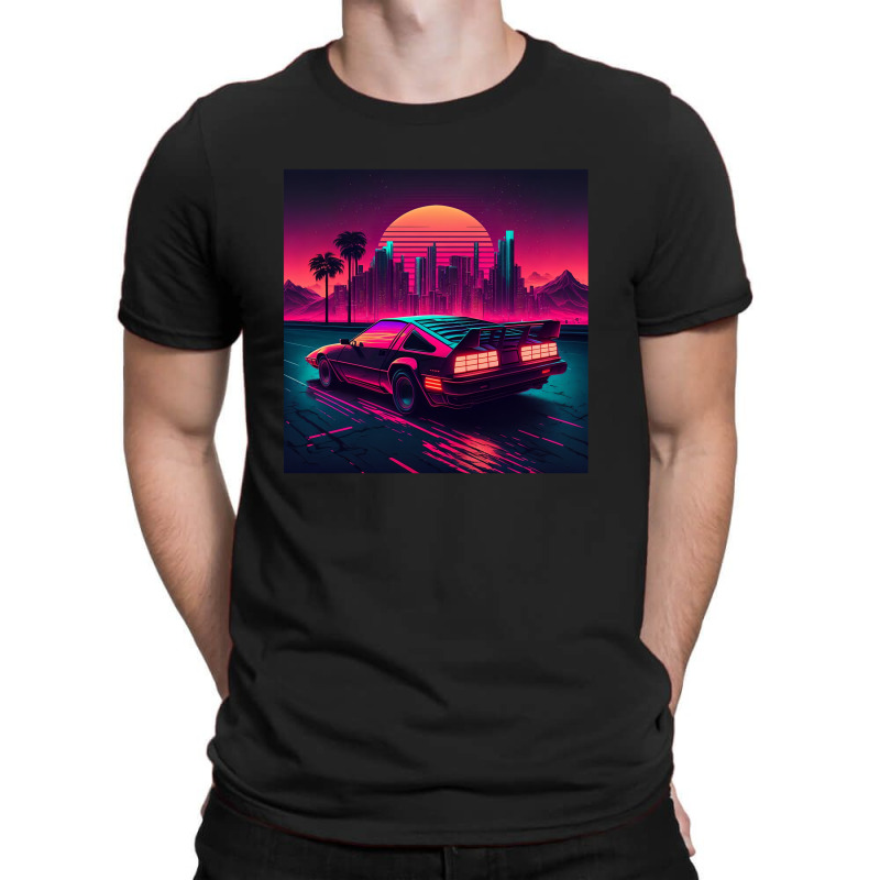 Car Retro Synthwave T-Shirt by Agus Creative | Artistshot