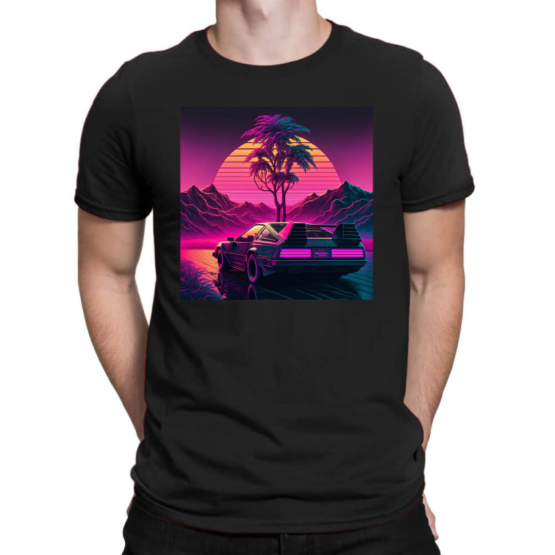 Car Retro Synthwave T-Shirt by Agus Creative | Artistshot