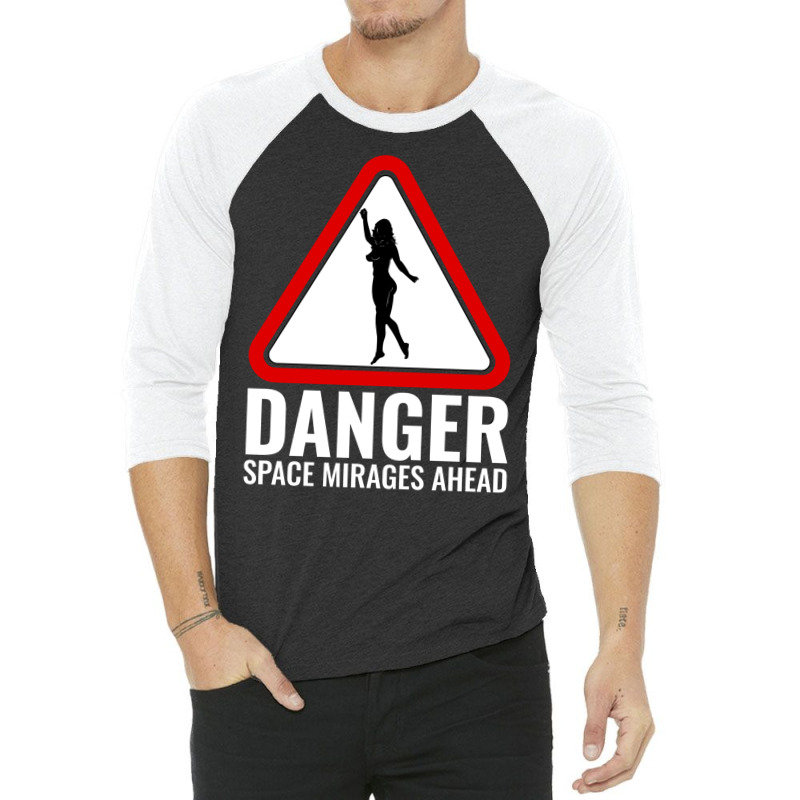 Danger Space Mirages Ahead 3/4 Sleeve Shirt | Artistshot