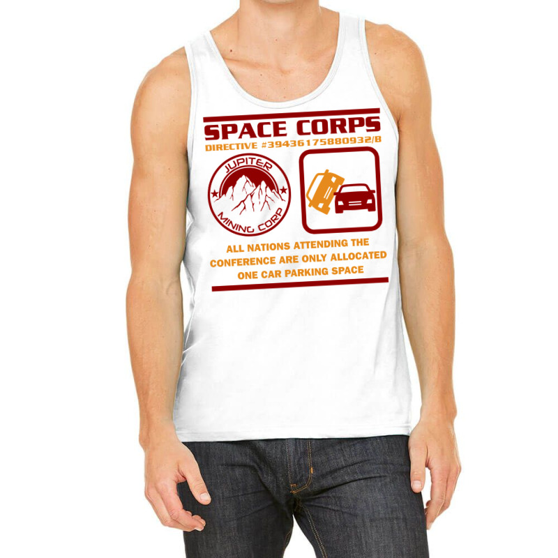 Jmc Space Corps Directive 39436175880932b Parking Space Tank Top by legohtashyap | Artistshot