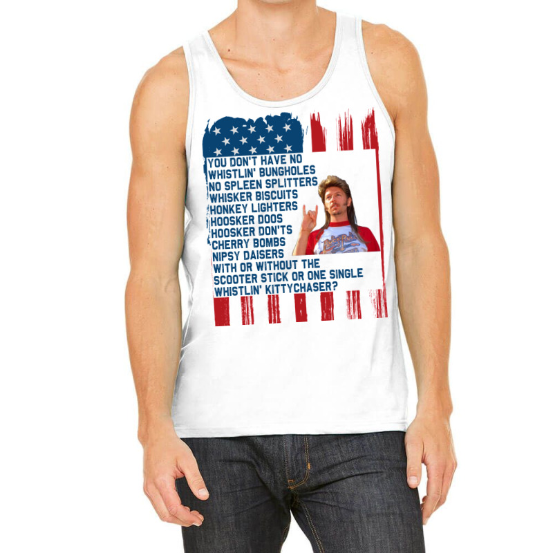 Joe Dirt Merica’ Fourth Of July   Joe Dirt Bleach 4th Of July Shirt. Tank Top by legohtashyap | Artistshot