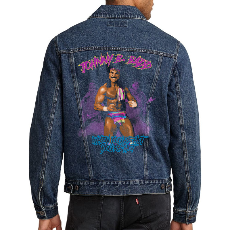 Johnny B. Badd Men Denim Jacket by legohtashyap | Artistshot