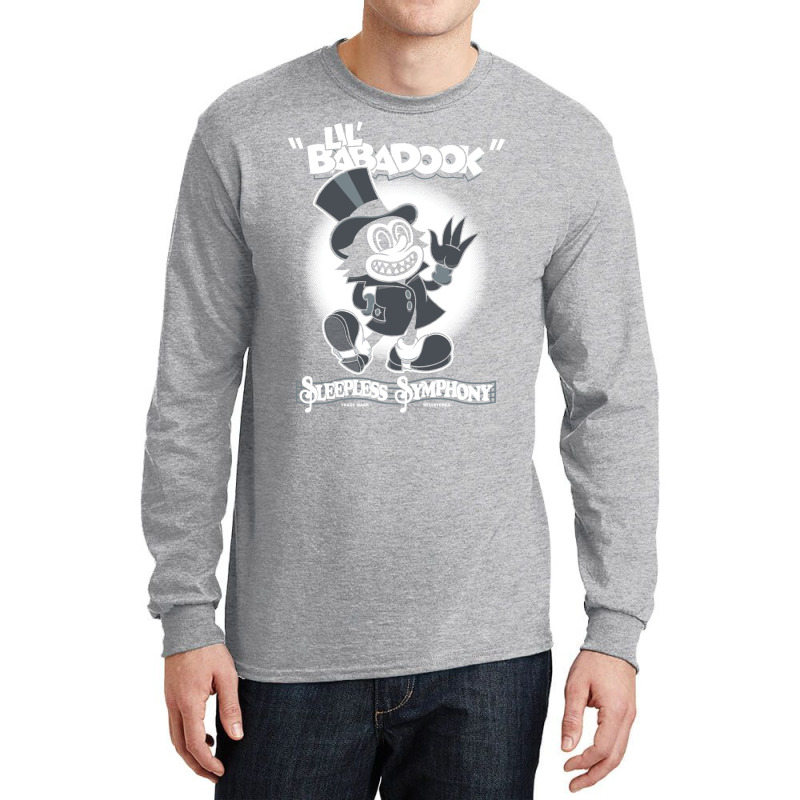 Lil Babadook   Creepy Cute Vintage Cartoon Horror   Rubberhose Long Sleeve Shirts by huchakmiezisi | Artistshot