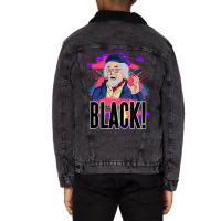 Johnny Nice Painter   Black Unisex Sherpa-lined Denim Jacket | Artistshot