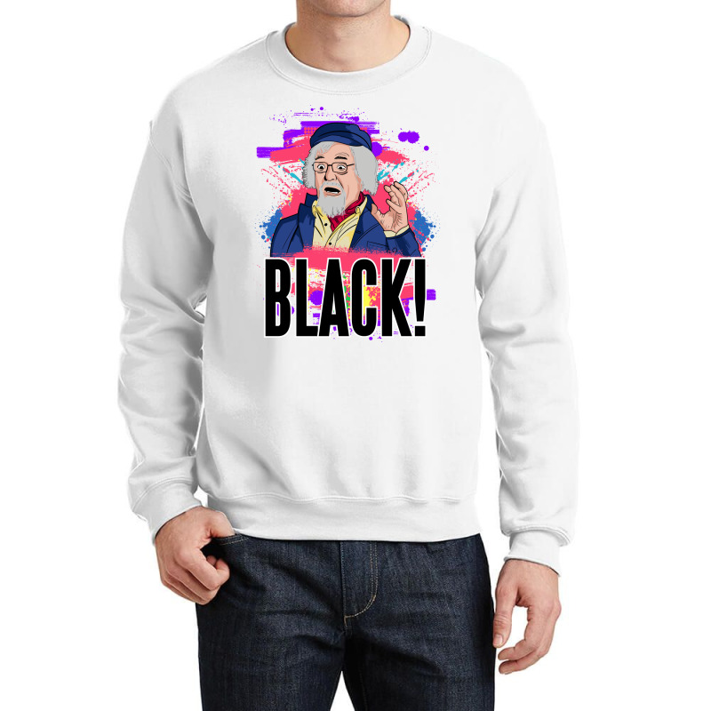 Johnny Nice Painter   Black Crewneck Sweatshirt by legohtashyap | Artistshot