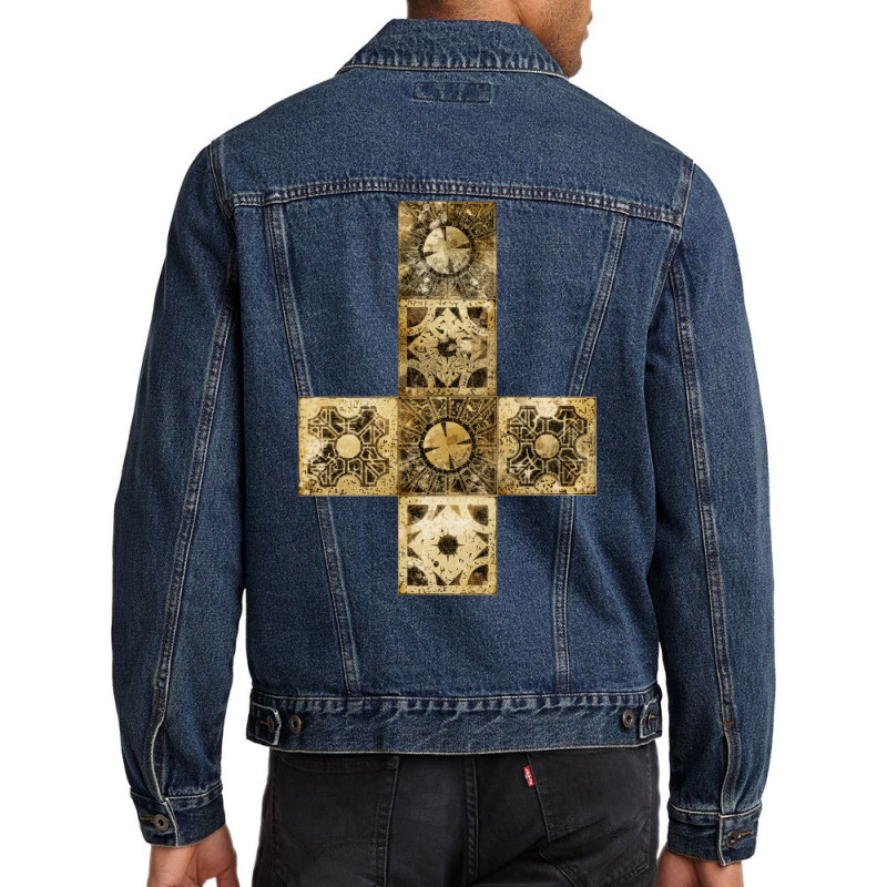 Cenobite Lament Configuration Puzzle Box V2 Men Denim Jacket by miyhaexaltoc | Artistshot