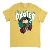 Dasher   Skateboarding Reindeer   Funny Xmas Cartoon Classic T-shirt | Artistshot