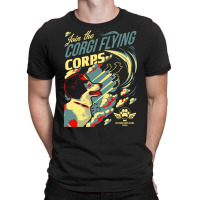 Join The Corgi Flying Corps T-shirt | Artistshot