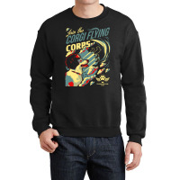 Join The Corgi Flying Corps Crewneck Sweatshirt | Artistshot