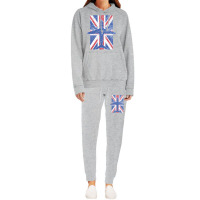 A400 Atlas Airplane Raf British Union Jack Vintage Flag Hoodie & Jogger Set | Artistshot