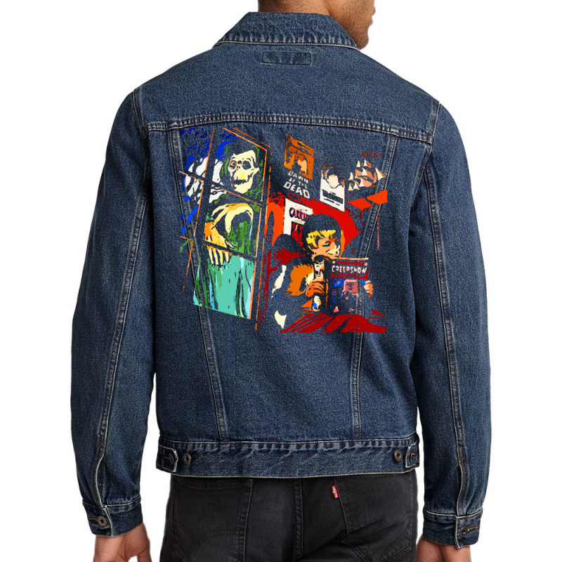 Jolting Tales Men Denim Jacket by legohtashyap | Artistshot