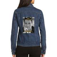 Pierre Bourdieu Cultural Capital Sociology Meme Ladies Denim Jacket | Artistshot