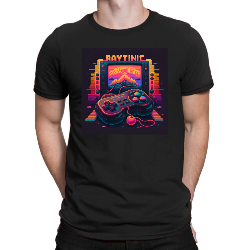 Gaming Retro Synthwave T-Shirt by Agus Creative | Artistshot