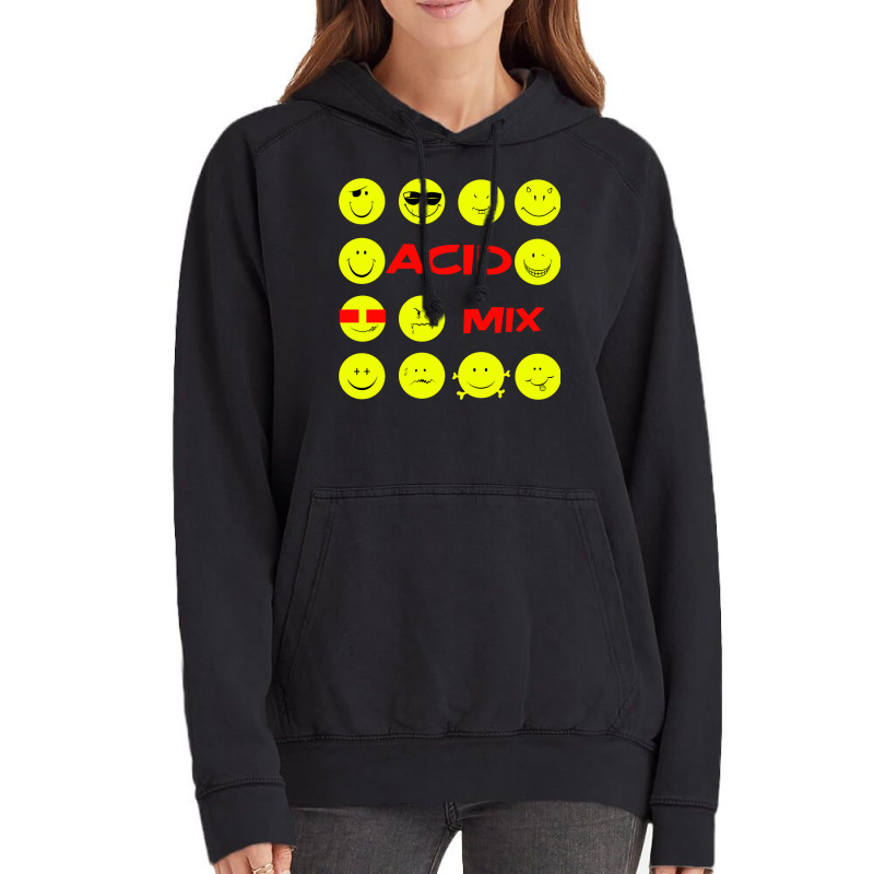 Acid Mix   Smiley Vintage Hoodie by ruprairosittp | Artistshot