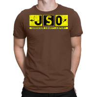 Jso Cherokee County Airport Taxiway Sign Design Distressed T-shirt | Artistshot