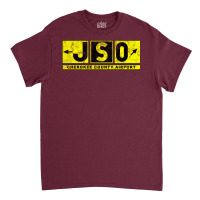 Jso Cherokee County Airport Taxiway Sign Design Distressed Classic T-shirt | Artistshot