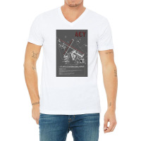 Acy Atlantic City International Airport Diagram Art V-neck Tee | Artistshot