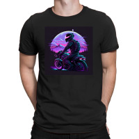 Motorcycle Retro Synthwave T-shirt | Artistshot