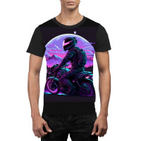 Motorcycle Retro Synthwave Graphic T-shirt | Artistshot