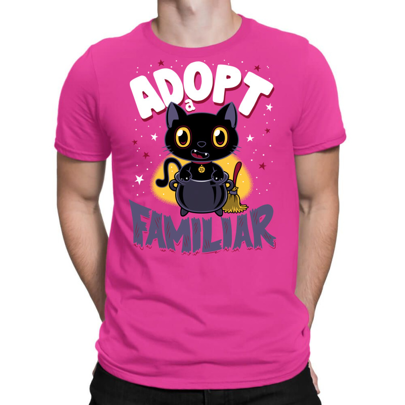 Adopt A Familiar   Creepy Cute Cartoon Witches Cat   Kawaii Kitten T-Shirt by ruprairosittp | Artistshot