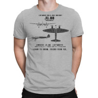 Junkers Ju.88 Dreifinger Wwii Aircraft Recognition Slide T-shirt | Artistshot