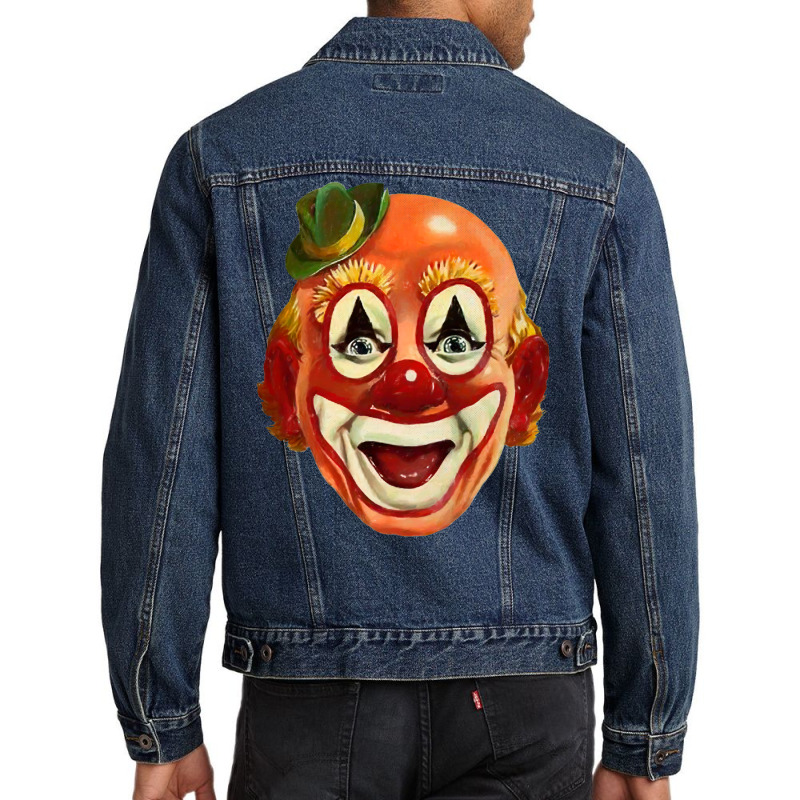 Circus Clown Men Denim Jacket by ruprairosittp | Artistshot